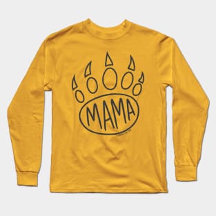 Mama Bear Print © GraphicLoveShop Long Sleeve T-Shirt